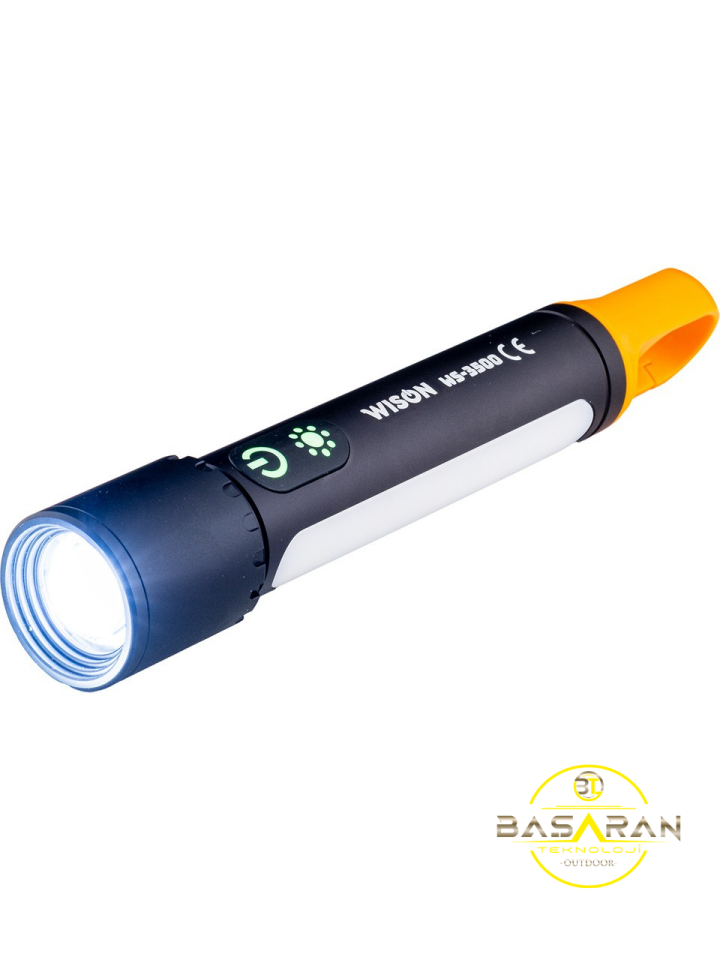 Wison Ws-3500 Zoomlu Çok Fonksiyonlu El Feneri
