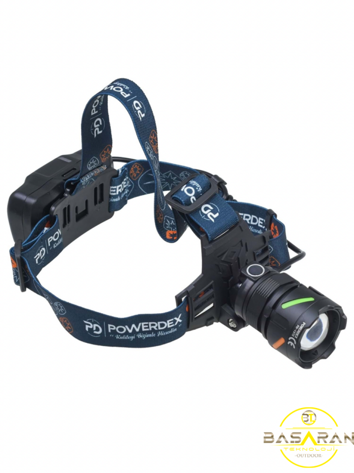 Powerdex Pd-1372 25W 1800 Lümen Profesyonel Şarjlı Kafa Lambası