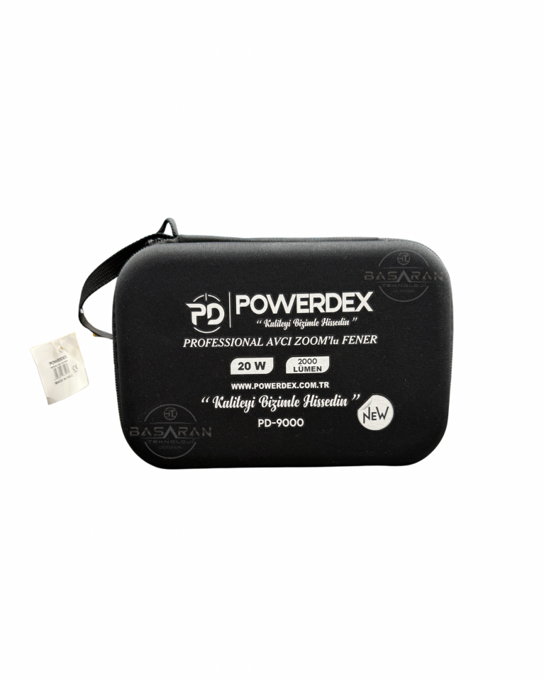 Powerdex PD-9000 20w 2000 Lümen Profesyonel Avcı El Feneri