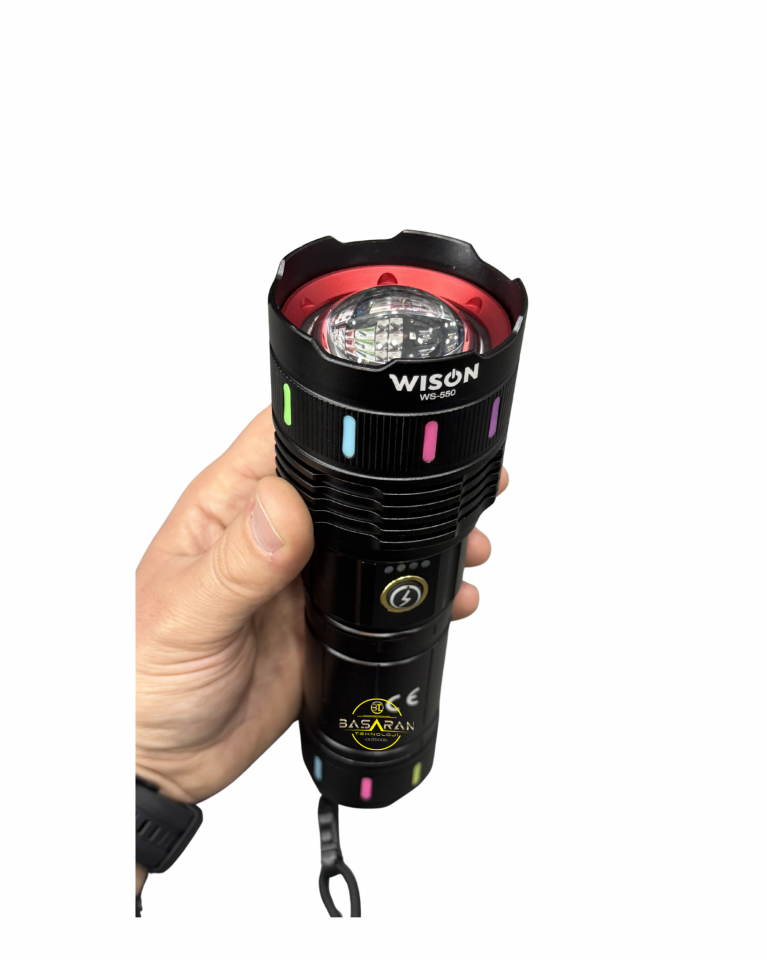 Wıson WS-550 30w 3000 Lümen Zoomlu Profosyonel El Feneri