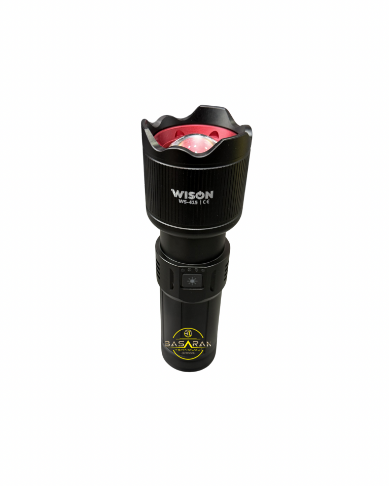 Wison WS-415 50W 3200 Lümen Profesyonel Şarj Edilebilir Avcı El Feneri