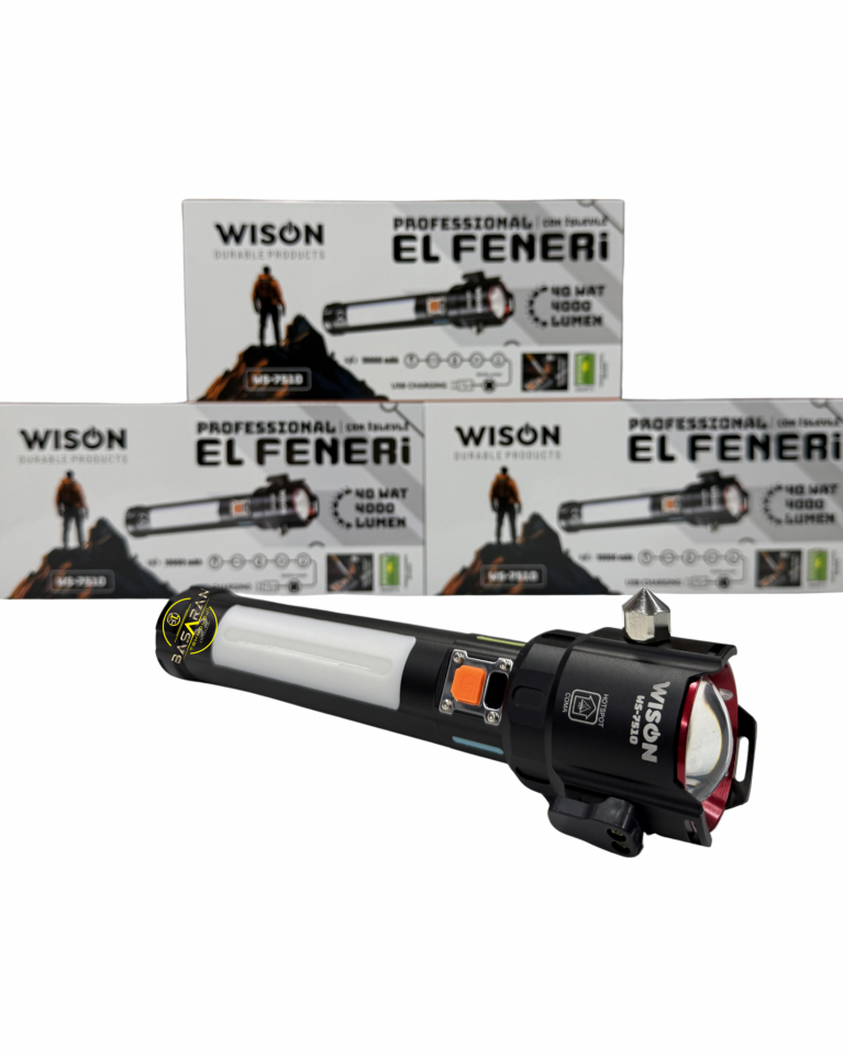 Wison WS-7510 Profesyonel Acil Durum El Feneri 40W 4000 Lümen