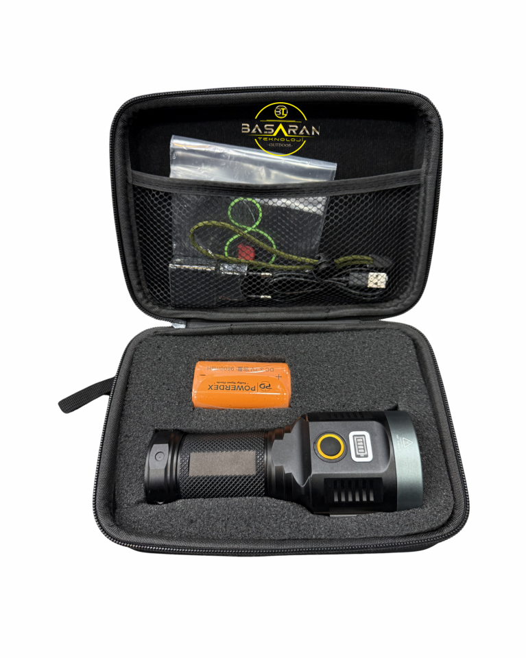 Powerdex Pd-12000 Profesyonel Şarjlı Avcı El Feneri 40w 4000 Lümen