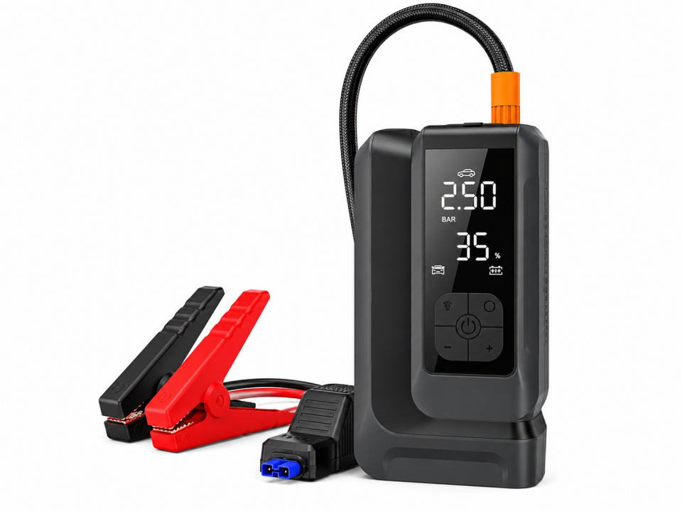 Awareness Jump Starter 18.000 mAh Akü Takviye Cihazı Kompresörlü Hava Pompası Powerbank