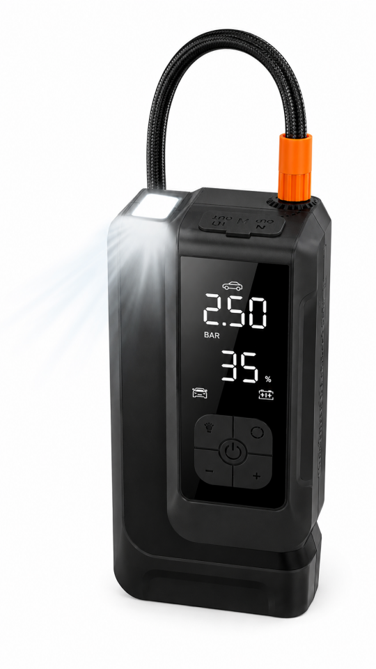 Awareness Jump Starter 18.000 mAh Akü Takviye Cihazı Kompresörlü Hava Pompası Powerbank