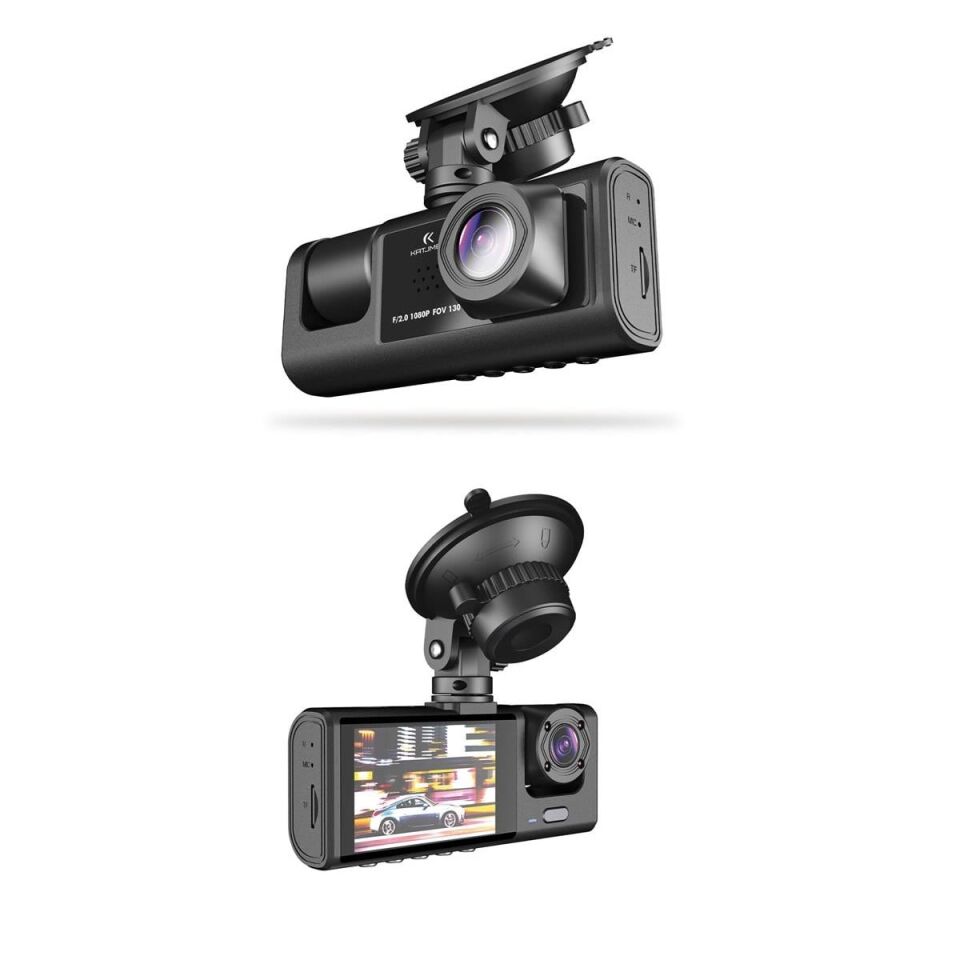 Katjmer ROADİS (Wifi) Full Hd 3 Kameralı Araç İçi Kamera