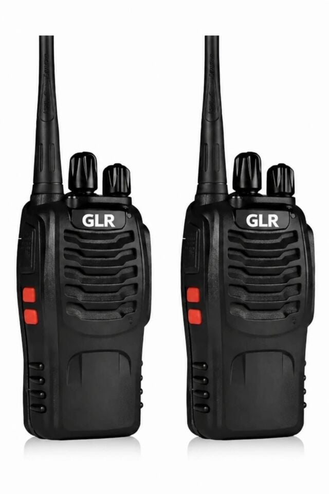 Glr BF-888S UHF El Telsizi - 1500 mAh Batarya, El Fenerli 16 Kanal 2 Adet