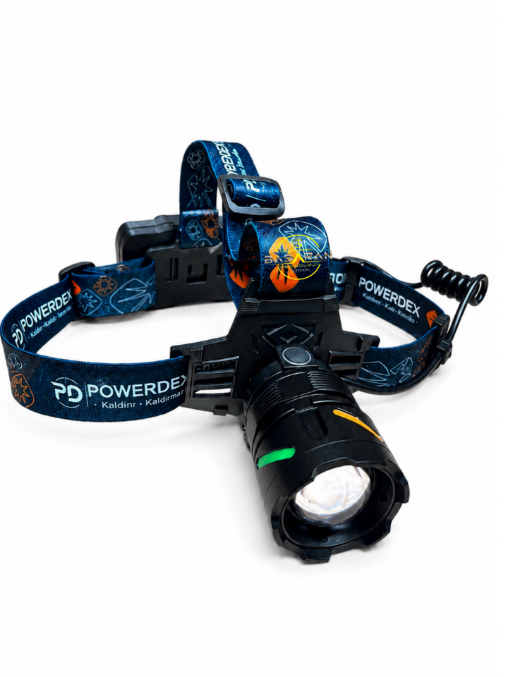 Powerdex Pd-1372 Şarj Edilebilir 1800 Lümen 25W Kafa Lambası