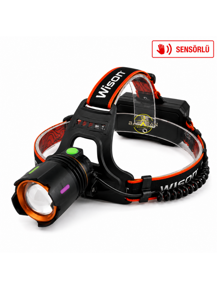 Wison WS-2065 25 Watt 1800 Lümen Profesyonel Şarjlı Kafa Feneri
