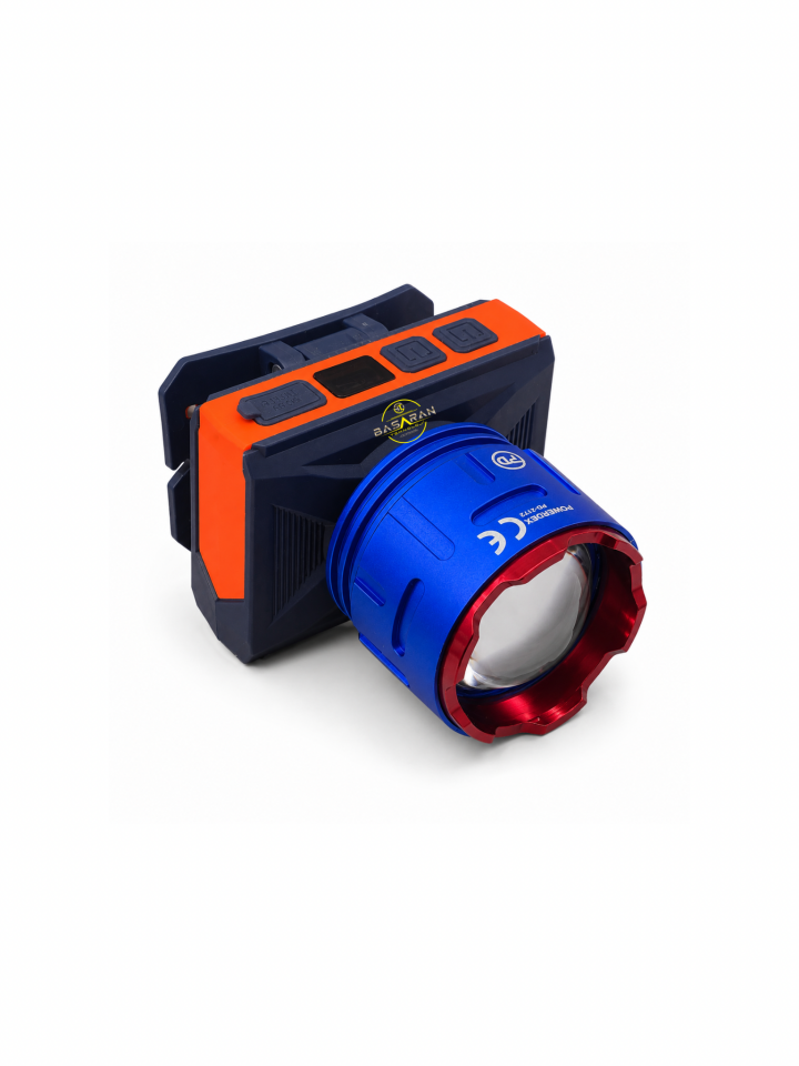 Powerdex Pd-2172 50W 3000 Lümen Zoomlu & Sensörlü Dijital Ekran Kafa Lambası