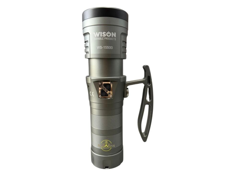Wison WS-15500 130WAT 13000 Lümen Uzun Menzilli Şarjlı Profesyonel El Feneri