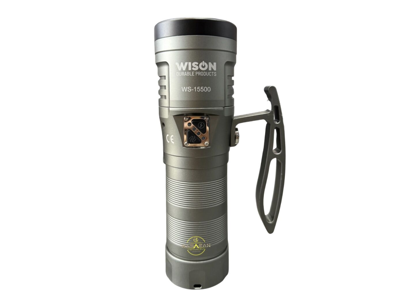 Wison WS-15500 130WAT 13000 Lümen Uzun Menzilli Şarjlı Profesyonel El Feneri