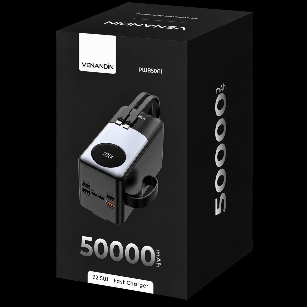 Venandin 22.5 W 50.000 Mah Powerbank