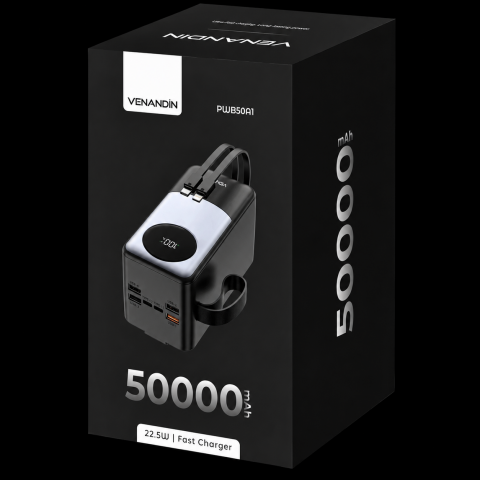 Venandin 22.5 W 50.000 Mah Powerbank