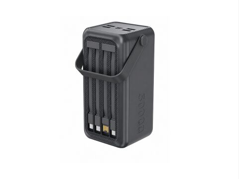 ACL 50.000mAh Dijital Göstergeli Çoklu Kablolu Taşınabilir 22.5W Hızlı Şarjlı 3 Mod Fenerli Powerbank