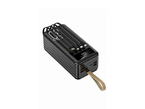 ACL 80.000mAh Dijital Göstergeli Çoklu Kablolu 22.5W Hızlı Şarjlı Fenerli Powerbank