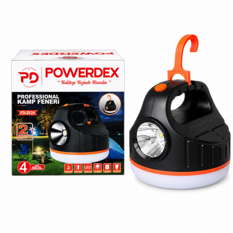 Powerdex PD-2525 Şarjlı Kamp Lambası