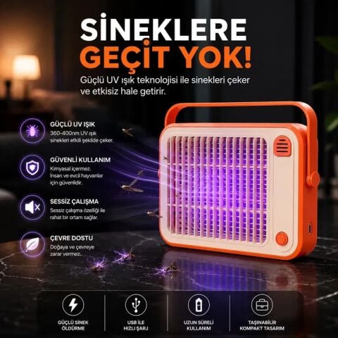 KATJMER ZYMWD-01 Sinek Öldürücü Type-c Kablo Girişli