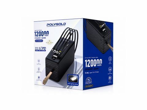 Polygold 120.000 Mah 22.5W Hızlı Şarj Özellikli Powerbank
