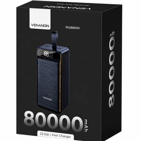 Venandin PWB80A1 22.5W 80.000 Mah Powerbank