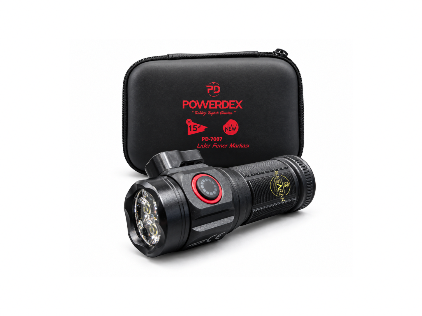 Powerdex PD-7007 15 Watt Mıknatıslı Mini Şarjlı El Feneri