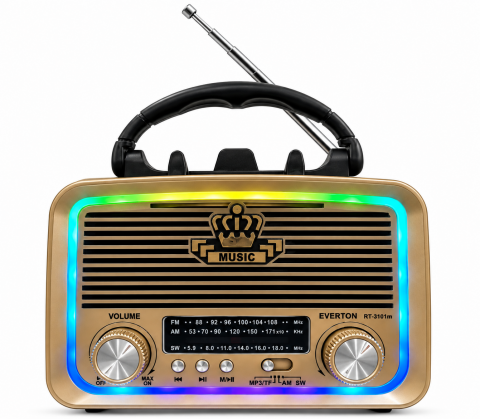 EVERTON RT-301.M BT Solar Panelli El Fenerli Radyo