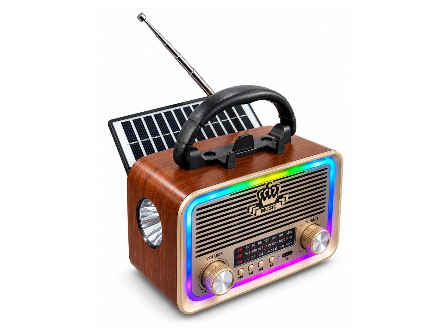 EVERTON RT-301.M BT Solar Panelli El Fenerli Radyo