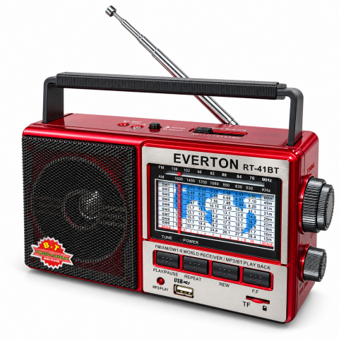 EVERTON RT-41BT Şarjlı Pilli Bluetooth Nostaljik Radyo