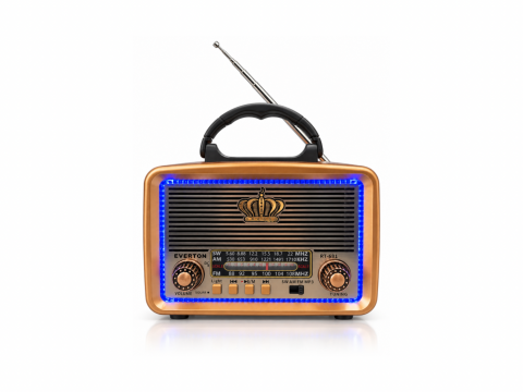 Everton RT-681 Solar Panelli BT Hoparlör Nostaljik Radyo