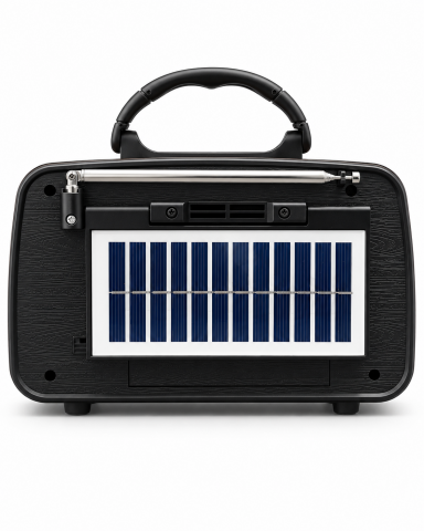 Everton RT-610 BT Solar Panelli Şarjlı Nostaljik Radyo