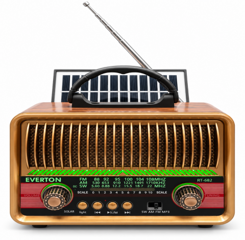 Everton RT-682 Ledli BT Hoparlör Nostaljik Radyo