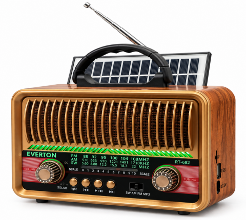 Everton RT-682 Ledli BT Hoparlör Nostaljik Radyo
