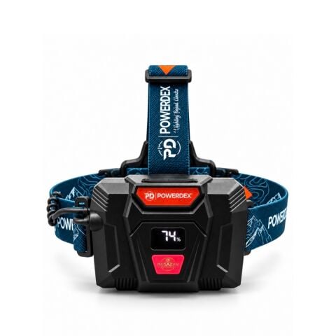 Powerdex Pd-2672 5000 Lümen 50W Sensörlü Zoomlu Kafa Lambası