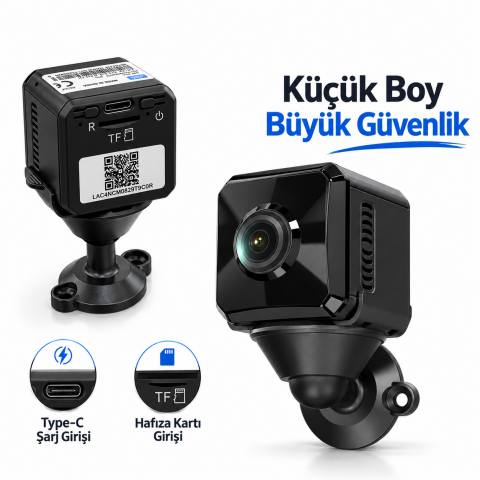 OKAM OK-103 Ekow WIifi Mini Bataryalı Balık Gözü Lens Kamera