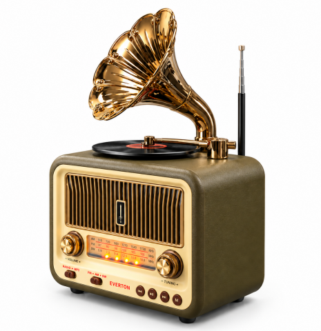 Everton RT-608 Gramofon Görünümlü Nostaljik Radyo