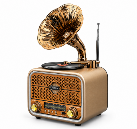 Everton RT-709 Gramofon Görünümlü Nostaljik Radyo
