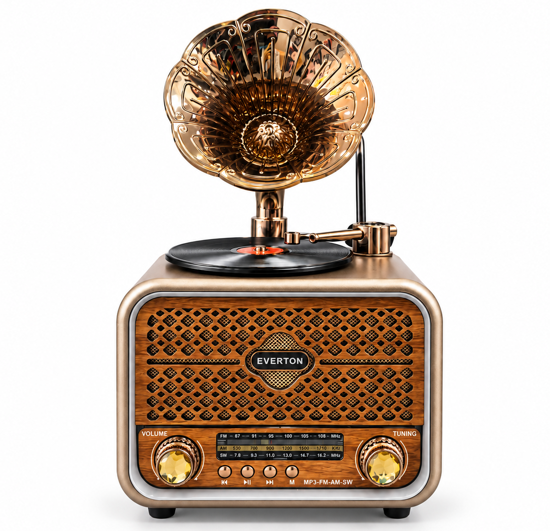 Everton RT-709 Gramofon Görünümlü Nostaljik Radyo