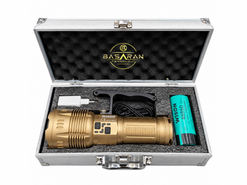 Wison WS-15800 10000 Lümen 100W Zoomlu Profesyonel El Feneri