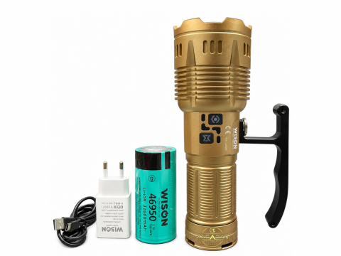 Wison WS-15800 10000 Lümen 100W Zoomlu Profesyonel El Feneri
