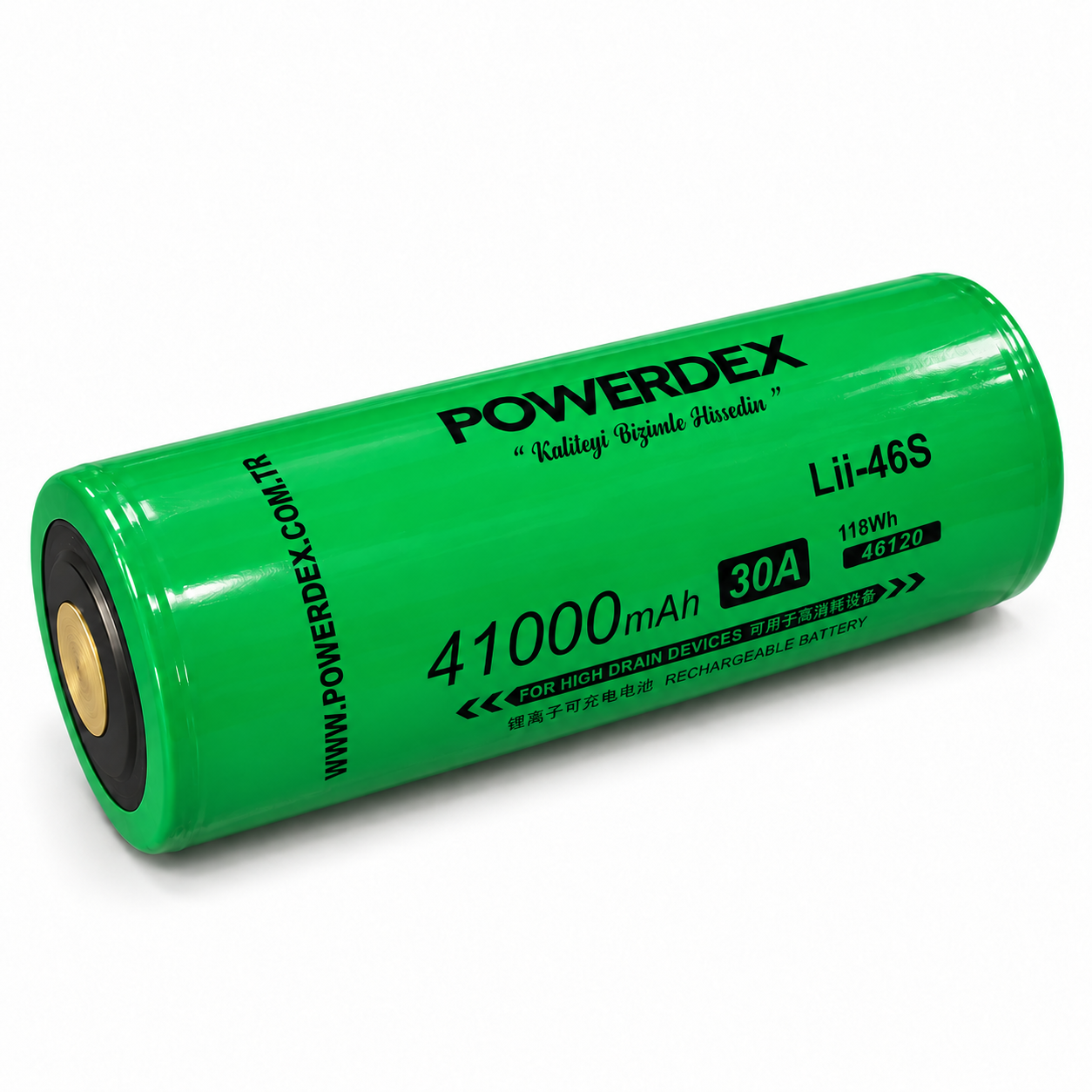 Powerdex 41000 mAH 3.7V Li-ion Şarjlı Pil